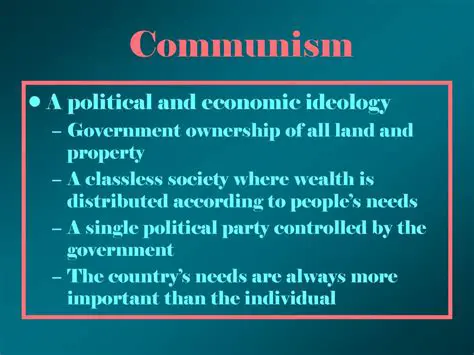 Government Ownership in Communism