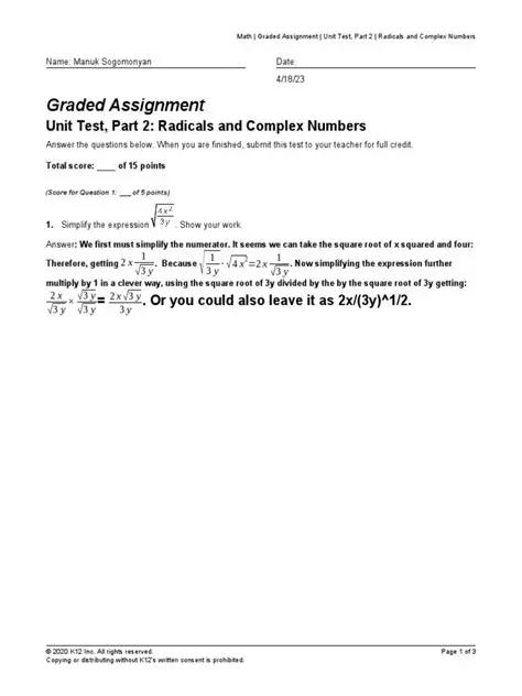 Graded Assignment Questions