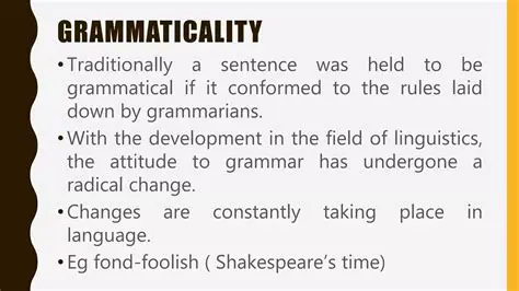 Grammaticality and Redundancy