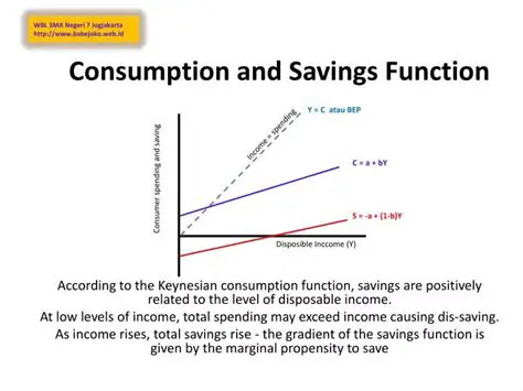 Graphing the Savings Function