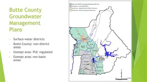 Groundwater management plans