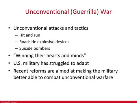 Guerrilla Warfare and Unconventional Tactics