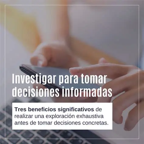 Habilidad para tomar decisiones informadas