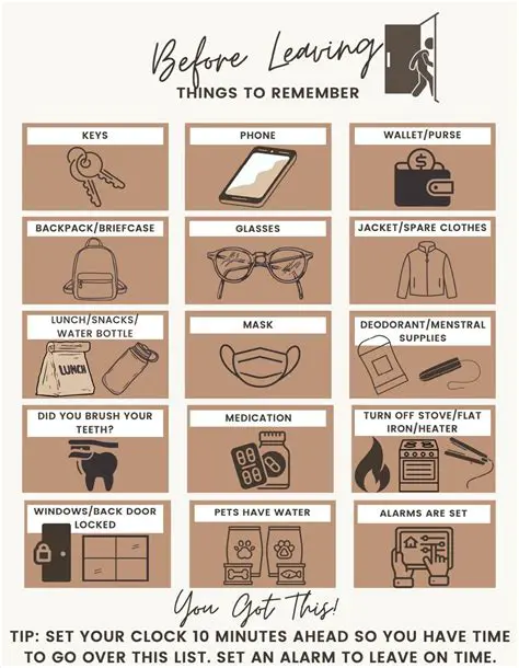 Habits to Leave the House at Night