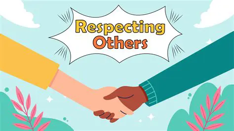 Having respect for each other