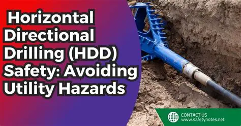 Hazards Associated with Horizontal Directional Drilling