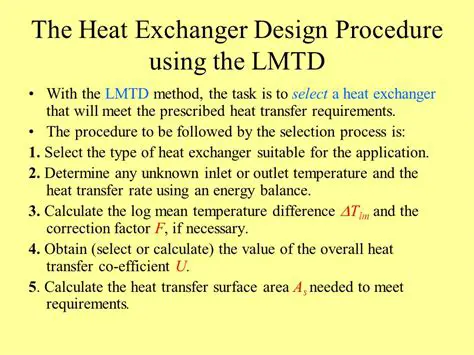 Heat transfer requirements