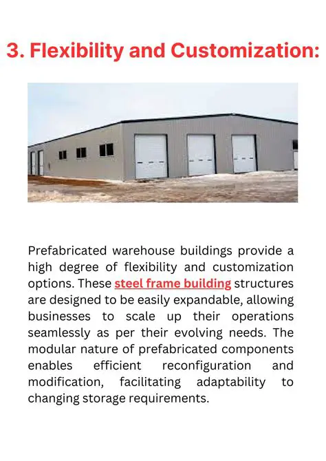 High degree of flexibility and customization