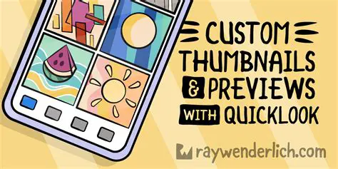 Higher quality thumbnails and previews