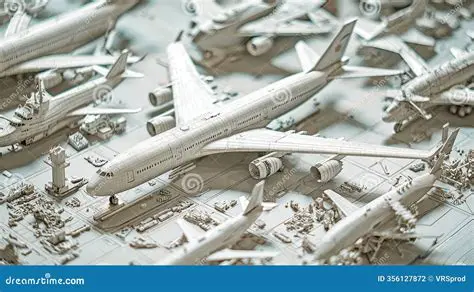 Highly detailed airport model