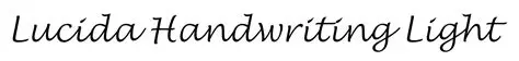 History of Fonts Lucida Handwriting