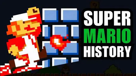 History of Super Mario LEGO