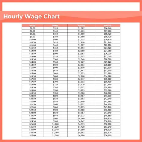 Hourly Wage and Number of Hours