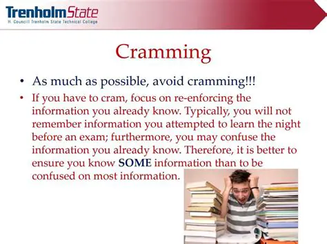 How Flashcards Can Decrease the Likelihood of Cramming