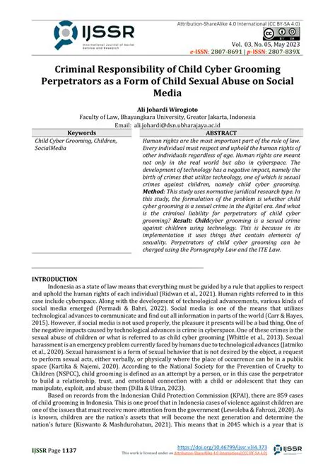 how the criminal responsibility of the perpetrators