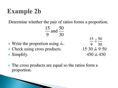 How to Check if a Ratio Forms a Proportion