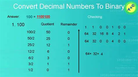 How to Convert Decimal Numbers to Binary