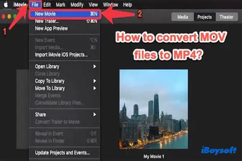 How to Convert Files between MOV and MP4