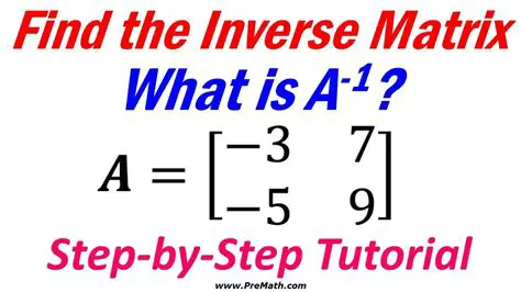 How to Determine the Inverse of a Matrix