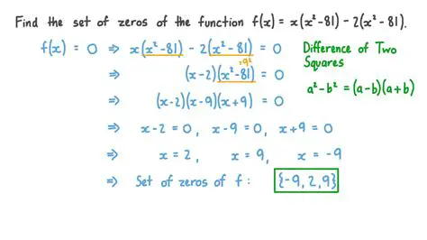 How to Determine Zeros of a Function