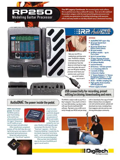 How to Download DigiTech RP250 Drivers