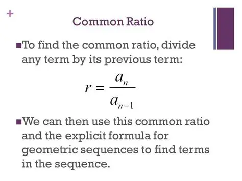 How to Find the Common Ratio