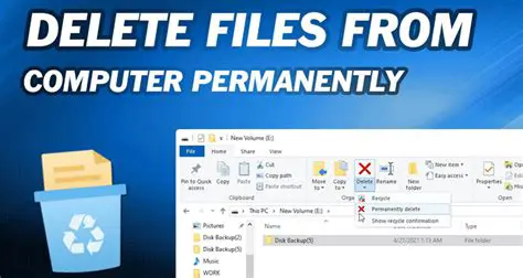 How to Permanently Delete Files Using Software