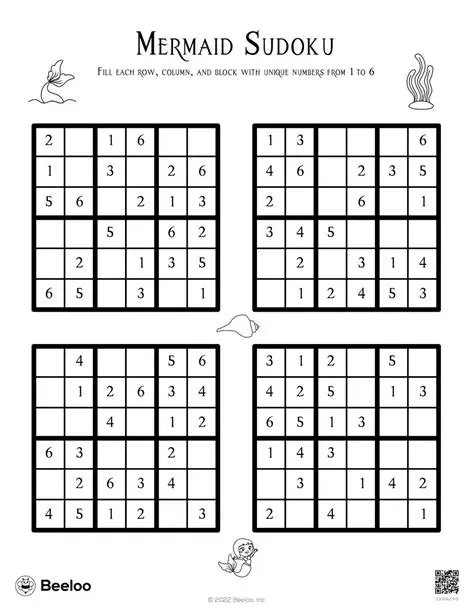How to Play Mermaid Sudoku