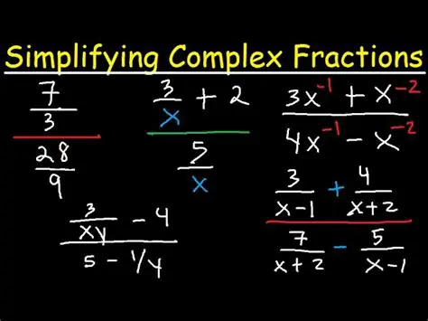 How to Simplify Complex Fractions