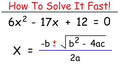 How to Solve a Quadratic Equation