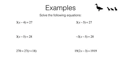 How to Solve Simple Equations