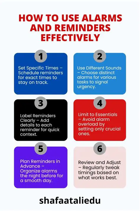 How to Use Reminders Effectively