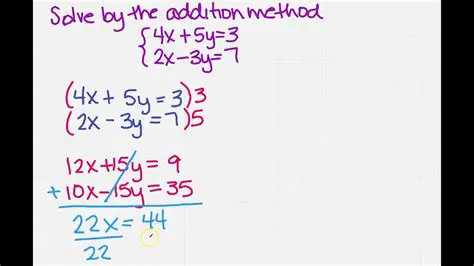 How to Use the Addition Method