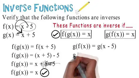 How to Verify Inverse Functions Using Tables