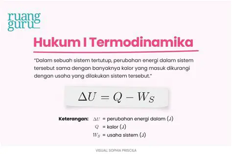 Hukum Pertama Termodinamika