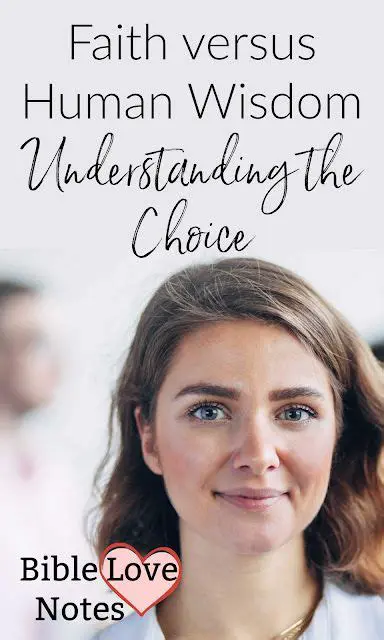 Human wisdom is limited and finite