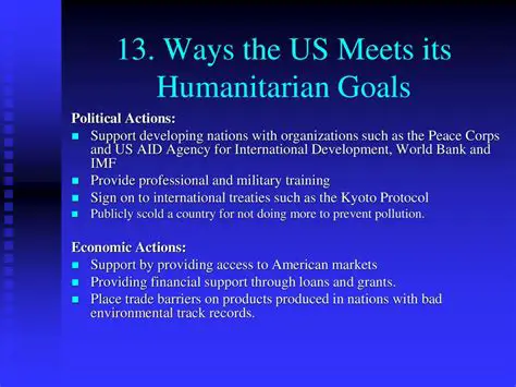 Humanitarian Goals of the Clinton Doctrine
