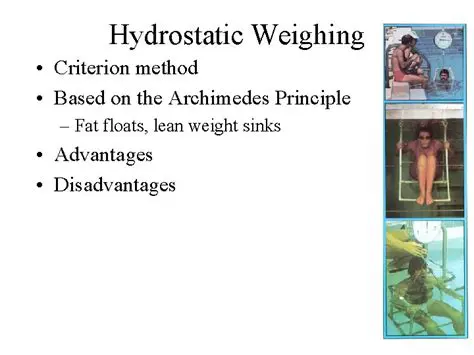 Hydrostatic weighing method