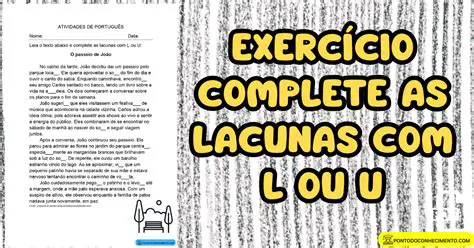 Identifica as lacunas ou problemas