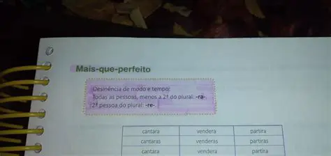Identificando os Verbos em Destaque