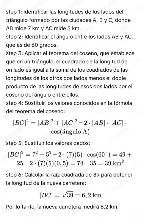 Identificar las longitudes de los lados