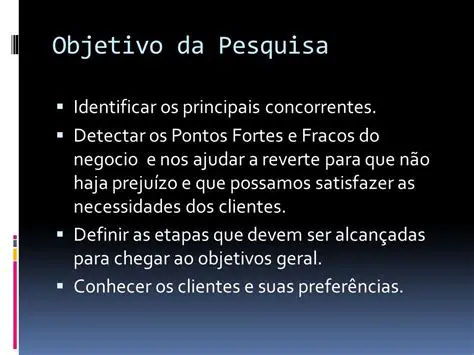Identificar os principais concorrentes