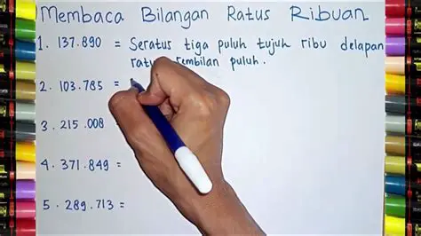 Identifikasi angka ratus ribuan