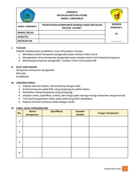 Identifikasi komponen x dan y