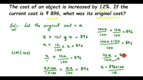 Identify the Original Cost