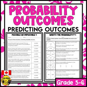 Identify the possible outcomes