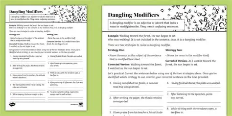 Identifying Dangling Modifiers