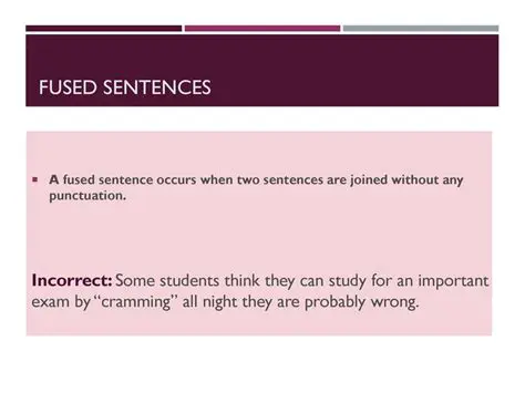 Identifying Fused Sentences