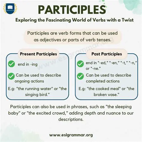 Identifying Past Participles
