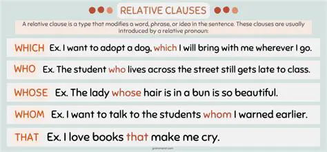 Identifying the Relative Clause in the Sentence